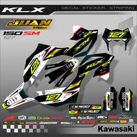Gambar DECAL STICKER KLX 150 SM  FULL BODY STIKER MOTOR KLX TRAIL DESIGN MOTIF SIMPEL KEREN TERLARIS Motorcycle - WARNA A, VINYL dari Juan Sticker_NEW undefined 5 Tokopedia
