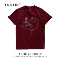 Gambar Kaos Baju Distro Murah Motif "YOGA CAT" Original Premium Tebal Unisex Katun 24S Cewe Cowo Pasangan Nyaman Atasan Keren Simple High Oblong Panjang Lembut Wanita Cewek Polos Pendek Pria Cowok - Hitam, M dari Cotton Apparel By KL undefined 3 Tokopedia
