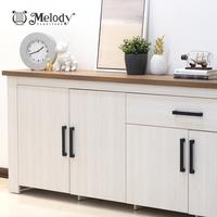 Gambar Melody Furniture - Lemari Laci Buffet Serbaguna MINO SIDEBOARD 200 cm - WHITE dari Melody Furniture undefined 2 Tokopedia
