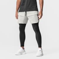 Gambar Celana Gym Fitness Sport Pendek Pria Saku Double Layer Sport Short Pants Latihan Training Hitam Putih Black White (Code 1) - Black, XL dari Surramey Active undefined 5 Tokopedia