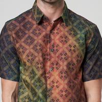 Gambar [READY INSTANT] Batik Pria Slim Fit Premium - Batik JAYASHREE - Batik Slimfit Kistna Olive Kemeja Batik Pria Lengan Pendek - Baju Kerah Motif Batik Casual Bahan Nyaman Dan Lembut - Kemeja Kondangan - Baju Kantor Cowok - S dari Jayashree.id undefined 5 Tokopedia