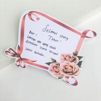 Gambar Zafa Kartu Ucapan / Gift Card / Greeting Card dari Zafa Aksesoris undefined 2 Tokopedia