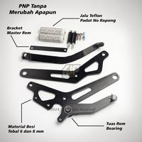 Gambar Footstep underbone Honda sonic 150R 10mm Honda GTR 150R  & Satria fu Ub custom plat besi. Motorcycle - Hitam, 6mm dari Fjp.shop undefined 2 Tokopedia