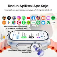 Gambar Smartwatch Jam Tangan Pintar Android 5G 8/128GB Kamera Putar 5 MP - SIM CARD WIFI Hotspot Menelepon Video Call Play Store Fitur Kesehatan Fitur Olahraga Bluetooth Jam Monitor Telepon Ponsel Kalkulator Layar Screen - 4G Silver 4/64GB dari Best Smartwatch undefined 5 Tokopedia