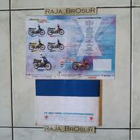 Gambar Buku pedoman pemakaian dan perawatan Manual book + Poster brosur katalog leaflet Suzuki Satria 120 R Satria 120R Satria Lumba 2001 1 Set dari RajaBrosur undefined 5 Tokopedia