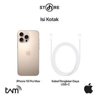 Gambar iPhone 16 Pro Max , 256GB / 512GB / 1TB , Variant Color - Desert Titanium, 256GB dari dhstore.id undefined 4 Tokopedia