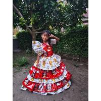 Gambar Baju daur ulang model dress panjang - M, Merah-Putih dari Kumiko Baju Daur Ulang undefined 3 Tokopedia
