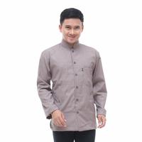 Gambar Baju Koko Habaib Putih  Polos Lengan Panjang Baju Koko Haibah Model Ammu - putih, M dari MBN.CO STORE undefined 4 Tokopedia
