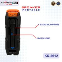 Gambar 【COD】Advance KS-2612 Meeting Speaker Double 4" inch Free 1 Mic Wireless Garansi Resmi 1 Tahun - KS-2612 dari AdvanceOfficial undefined 4 Tokopedia