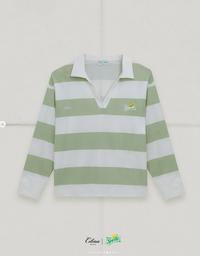 Gambar TS L/S LIN000007W STRPGRN CELCIUS WOMAN x SPRITE Kemeja Wanita dengan Desain Garis Vertikal dan Logo Sprite Hijau Putih - S dari Celcius Woman Jayapura undefined 5 Tokopedia
