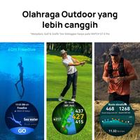 Gambar HUAWEI WATCH GT 6 Pro SmartWatch 46mm Advanced Outdor Sports Compatible IOS and Android Battery Up To 21 Day Sapphire Glass & Titanium Alloy - Pro Black (46mm), Simple dari WEKOI Tech Hub undefined 3 Tokopedia