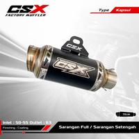 Gambar Knalpot Racing Prostreet Original Csx factory muffler Mx king Mx new Mx old Mx king V2 by CSX FACTORY MUFFLER - Head std, Full 150cc dari CSX FACTORY MUFFLER_NEW undefined 2 Tokopedia