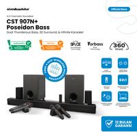 Gambar Simbadda CST 907N+ Poseidon Bass Soundbar Dual Subwoofer Speaker Karaoke TV Home Theater dari Simbadda Indonesia undefined 1 Tokopedia
