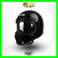 Gambar Helm Retro Cakil KHC Inner Visor Free Goggle+Sarung Tangan | Helm Full Face | Jual Helm - Grey Gloss + Inner, S dari Jual Helm_NEW undefined 2 Tokopedia