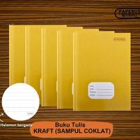 Gambar 1 Pak Buku Tulis PAPERUS Sampul Cokelat Isi 40 Lembar Craft Pak Isi 10 Buku Stationery Kertas Putih - BK PAPERUS 40 LEMBAR dari Wanda Collection27 undefined 2 Tokopedia