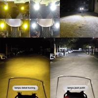 Gambar COD Headlamp lampu Sorot sepeda motor Led lampu Tembak Laser Led Mini 2 Warna - lampu Tembak Sorot Foglamp Mini D2 Laser Super Terang duramoto m2 duramoto m2 biled outdoor lampu sepeda - 1pcs putih-kuning dari Rumah,mainananak undefined 5 Tokopedia