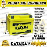 Gambar PUSAT AKI SURABAYA ACCU KAYABA GTZ5S AKI KERING SIAP PAKAI 12V 5AH HONDA MATIC BEAT ECO BEAT Fi - TANPA BUBBLE WRAP dari PUSAT AKI SURABAYA_NEW undefined 3 Tokopedia