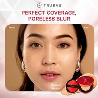 Gambar Trueve Radiant Hi-Cover Mesh Cushion - High Coverage Tahan Lama, Minim Oksidasi, Poreless Radiant Glow Finish, Skincare Kulit Normal Kulit Kering, Cover Blur (5X Ceramide + Snow Mushroom + Centella Asiatica) - LC01 - LIGHT COOL, Cushion Only dari PT MEGA KREASI UTAMI undefined 2 Tokopedia