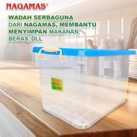 Gambar NAGAMAS BOX KONTAINER PLASTIK DENGAN RODA KOTAK PENYIMPANAN 70 LITER PUTIH dari marsadi undefined 5 Tokopedia