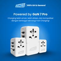 Gambar DINGS PowerHub PLUS 100W, 65W, 35W | Universal Travel Adapter | Charger Adaptor Gan Fast Charging - 35W dari Dings Indonesia undefined 3 Tokopedia