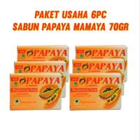 Gambar [Keluarga id] MAMAYA 6-PCS SABUN PAPAYA BY MAMAYA SABUN BRIGHTENING SOAP ORIGINAL BPOM - 4-PCS MMY Papaya 70g dari Keluarga id_NEW undefined 1 Tokopedia