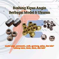 Gambar boshing kuningan kipas angin berbagai merk 4mm 6mm 8mm 10mm coak polos gentong pipa bos bosing laher klaker bus busing bushing karakter - 4mm dari Fajar audio elektronik undefined 1 Tokopedia