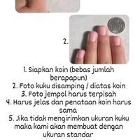 Gambar KUKU PALSU / PRESS ON NAILS MURAH, GROSIR KUPAL BEBAS CUSTOM - pastel, L, Oval dari salmanisaa undefined 5 Tokopedia