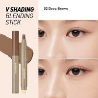 Gambar ￼[Ready] Peripera V Shading Blending Contour Stick + Brush - 01 Natural Brown dari FortunePotKorea undefined 5 Tokopedia