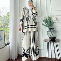 Gambar One Set kekinian viral // LADY SET // Motif Sultan // Set Jumbo Rayon Premium Celana Panjang Nyaman Kancing Formal Wanita Karet - Lady 39, LD 120 dari Naira busana_NEW undefined 3 Tokopedia