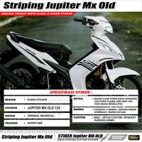 Gambar STRIPING JUPITER MX OLD STIKER MOTOR MX OLD 135 CUTTING STICKER MX-04 - GOLD dari Eviien Sticker_NEW undefined 2 Tokopedia