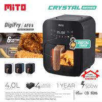 Gambar MITO Digital Air Fryer DIGIFRY AF8 Crystal Series 4 Liter Wadah Transparan - HITAM dari Home Appliance Surabaya undefined 3 Tokopedia