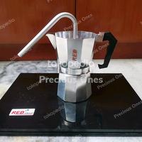Gambar UPGRADE MOKAPOT 1 2 3 4 6 9 HIGH PRESSURE ESPRESSO BIALETTI BRIKKA RED - mokapot 1 cup dari MNS 88 undefined 3 Tokopedia