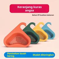 Gambar Keranjang pembuangan Swan baru pelana wastafel gantung kering dan basah pemisah keranjang saringan buah dan sayur tanpa pukulan keranjang pembuangan - 【Warna Acak】 1 pcs dari MegaSaverID undefined 2 Tokopedia
