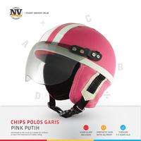Gambar Helm Anak Bayi Balita Lucu Viral 1 - 5 Tahun SNI Polos Garis Warna Pink Putih Free Kaca dari NVGALLERY undefined 2 Tokopedia