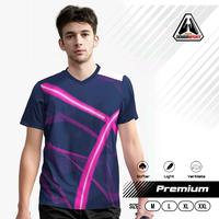 Gambar BLL Baju Badminton Premium Dewasa Kaos Olahraga Jersey Bulutangkis Print Couple Pria - PRIA MOON-POLOS, M dari Dongasport undefined 5 Tokopedia