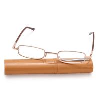 Gambar 1Set Portable Reading Glasses Men Women Ultra-thin Mini Anti-blue light Presbyopia Eyeglasses with Box Computer Glasses +1.0~4.0 - grey, Strength 3.0x dari Shibano undefined 1 Tokopedia