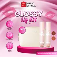 Gambar MINISO MINIMALIST Glossy LIP KIT  Liquid Lipstick High Shine Non Staining Watery Texture Melembabkan Warna Natural Tahan Lama Buildable Natural Lip Color dari MinisoIndonesia_NEW undefined 1 Tokopedia