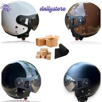 Gambar [ PROMO LIVE ] HELM MLA HIJAB PILOT KEKINIAN COCOK UNTUK PARA KALANGAN WANITA BISA COD SUDAH SNI KACA PILOT HITAM PREMIUM HARGA MURAH BARANG BERKUALITAS - PINK, M  dari dailystorehelmet undefined 1 Tokopedia