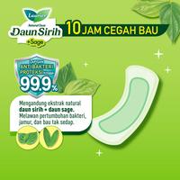 Gambar Laurier Natural Clean Pantyliner Daun Sirih Non Wing + Sage Isi 40 Buah Triplepack Perawatan Kewanitaan Pantyliner Pembalut Pads  13.5 cm / isi 40 buah Anti bau dan bakteri dari KAO Indonesia undefined 4 Tokopedia