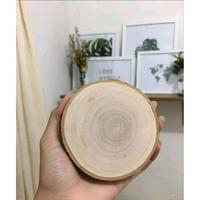 Gambar Tatakan Gelas Kayu Natural Wood Coasters / Alas gelas kayu mahoni - 9 cm dari Sejati Official Store undefined 3 Tokopedia