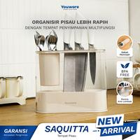 Gambar Youware Exclusive Kak Lila Azmina - Saquitta Knife Holder / Tempat Penyimpanan Pisau Dapur / Kotak Wadah Simpan Peralatan Masak Dapur / Alat Masak Pisau Centong Serbaguna Transparan Putih Kitchenware - Saquitta dari youware undefined 1 Tokopedia