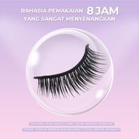Gambar [TANPA LEM] Bulumata Palsu Tanpa Lem Baisisi Y1 + FREE Pita Perekat Cadangan | Eyelash | Eye Make Up | Douyin Lash dari bbaappaakkuucengg undefined 5 Tokopedia