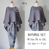 Gambar Setelan Kebaya Modern Batwing Warna Ungu Terong - Random, Standar dari Kassadin undefined 2 Tokopedia