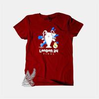Gambar Kaos Sablon Pria Distro Casual Real Madrid LONDON 2024 Katun Combed 30s Hitam Custom - Hitam, S dari AbayClothing undefined 2 Tokopedia