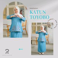 Gambar Setelan Gamis Anak Katun Linen Bordir - Elegan dan Modern - Lebaran, Baju, Wanita, Syari, Muslim, Pesta, Cewek - Warna 1, M dari Radia Fashion undefined 2 Tokopedia