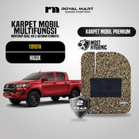 Gambar ROYAL MART KARPET MOBIL MIE PREMIUM TOYOTA HILUX FULL SET BERGARANSI - BLACK STANDART dari Royal Mart Official undefined 1 Tokopedia