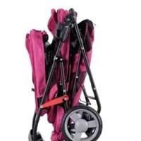 Gambar Pet Stroller Ibiyaya Double Decker Pet Bus Stroller Anjing / Kucing - Red Violet/Pink dari Pawvels undefined 3 Tokopedia