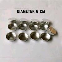 Gambar cetakn dimsum/cetakan siomay/cetakan tartlet Kitchenware Aluminium - dinsum 4 cm isi 1 pcs dari OFFICIALMR10 undefined 4 Tokopedia