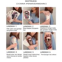 Gambar [GHD-177] Tato Temporer Temporary Tattoos geisha Japanese design dari Jestyle.id undefined 4 Tokopedia