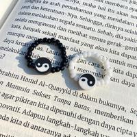 Gambar Cincin manik couple Yin Yang (dapat 2 cincin) dari gelangmu undefined 3 Tokopedia